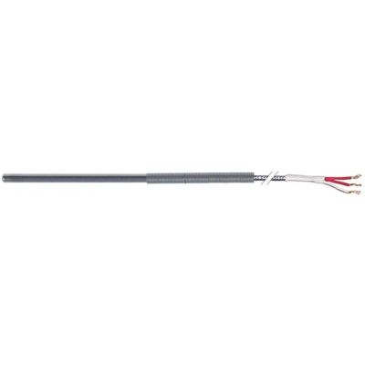Senzor temperatura PT100, bulb ø 6x100 mm, cablu Vetrorex cu 3 fire, 2,7 metri, -200+600°C - 379050