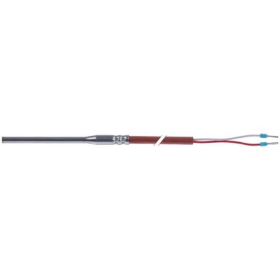 Sonda de temperatura PT100, impedanta la 0°C - 100 ohm, cablu siliconic 1,75 m - 379070