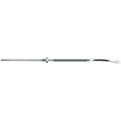 Sonda de temperatura PT100, bulb ø 4 x 100 mm, cablu siliconic cu 2 fire 1,5 m - 379075
