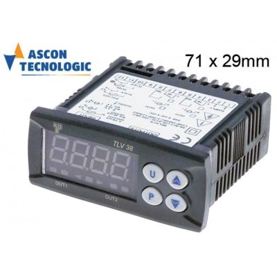 Termometru TECNOLOGIC TLV38FC, -200+1760 °C, alimentare 12 V - 379203