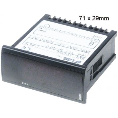 Termometru digital LAE tip LT12CJE, -50 +700 °C, 230 V, sonda compatibila TC(J) - 379520