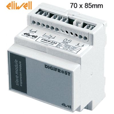 Modul de putere Eliwell EWEM 233, alimentare 230 V, cu 3 relee 15-10-16 A, sonde neincluse 2 NTC/PTC - 379533