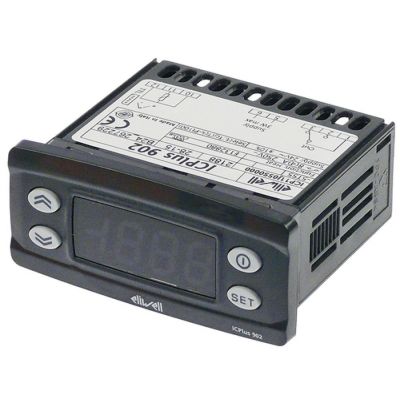 Termostat digital Eliwell ICPlus902, alimentare 24V, model ICP11J0550000, -150 +1350°C, releu 8A, sonde compatibile PT100-TCJ-TCK - 379567