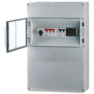 switch box AKO type AKO-17311 three-phase 400V voltage AC NTC -50 up to +99°C display 3½ digits