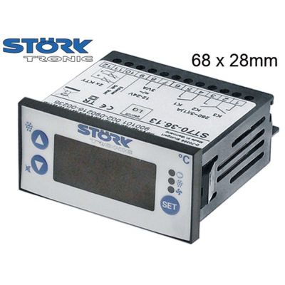 electronic controller STÖRK-TRONIK type ST70-36.13 68x28mm 12/24V voltage AC/DC PTC relay outputs 3