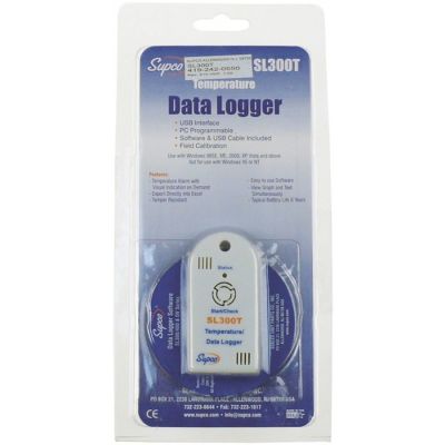 data logger SUPCO type SL300T 3V DC measuring range -40 up to +85°C USB