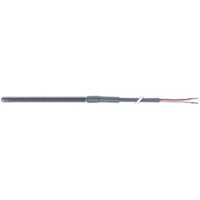 Senzor temperatura PT100, cu 2 fire, bulb ø 6x100 mm, cablu 3 m, -100+450 °C - 379786