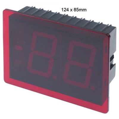 electronic controller AKO type AKO-D16323 124x85mm 90-240V voltage AC NTC/PTC relay outputs 3