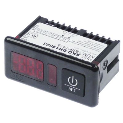 thermometer AKO type AKO-DH14023 71x29mm 230 V voltage AC -50 up to +99°C NTC display 3½ digits