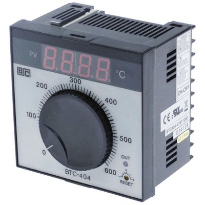electronic controller BRAINCHILD type BTC404 model 41611000 0 up to +600°C 92x92mm 90-264V