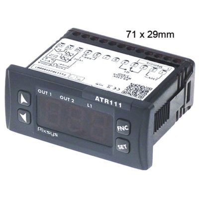 electronic controller PIXSYS type ATR111-B 71x29mm 230 V voltage AC