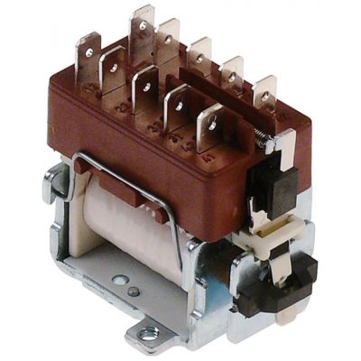 Contactor Mic, 230 V, contacte principale 3 ND/1 NI, contacte auxiliare buton ø70mm - Cod 380121