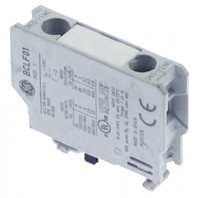 Contact auxiliar GE BCLF01, AEG HS07K01, 133766, contact 1NC 10A - 380269