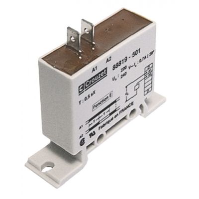 time relay CROUZET 00870507 time domain 0,5s 230VAC 0,7A connection male faston 6,3mm