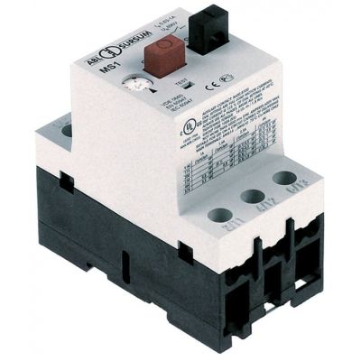 Protectie motor Mbs25-040, cu butoane I-O , curent reglabil 2,5-4 A, 1,5 kW (AC3/400V), L 80x45 mm, H 75 mm - 380302