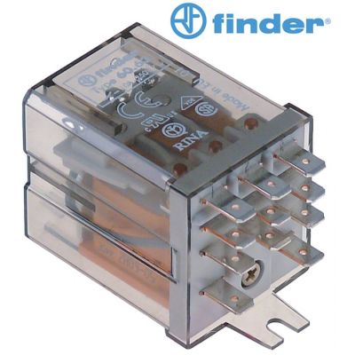 Releu Finder 60.63.8.230, cu 3 contacte 10 A, 230 V, conectori 4.8 mm - 380312