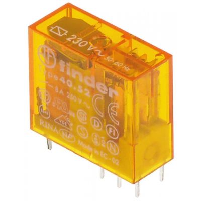 Releu Finder 40.52.8.230.0000, 230V AC, contacte 2CO, 8A, 250V - 380333