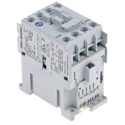 Contactor Allen-Bradley 100-C09*400, comandat in 230V, contacte 4NO, rezistiv 32A, inductiv 9A / 4kW - 380352