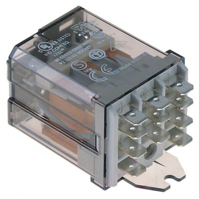 Releu Finder 24 V continuu, 3 contacte in comutatie 3CO, 16 A, Finder 62.83.8.024.0500 - 380404