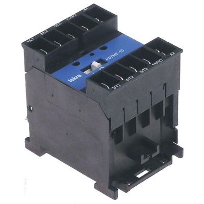 Releu 230 V, contacte 3 NO + 1 NO, rezistiv 16 A, motor 8,5 A / 5,5 kW, Iskra K07MF-10, Fanal DSL7-10 - 380416