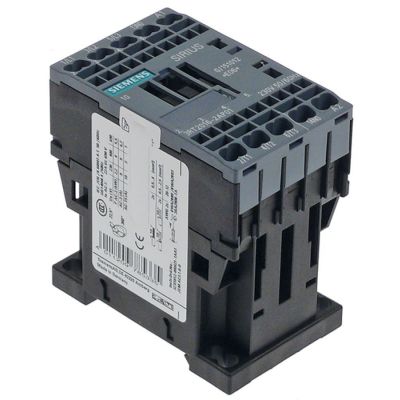 Contactor Siemens 3RT1016-2AL21, contacte 3NO + 1NO, rezistiv 22A, motor 9A, bobina comandat in 230 V - 380614