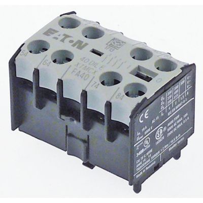 auxiliary contact contacts 4NO AC15 10A for contactors DILEM/DILER