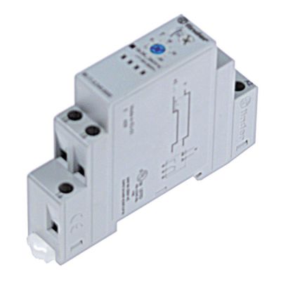 Releu de timp FINDER 80.11.0.240, inlocuieste 82.11.0.240, timp 0,1sec-24h, contact 1CO, 24-240 V AC / DC, 16A - 380878