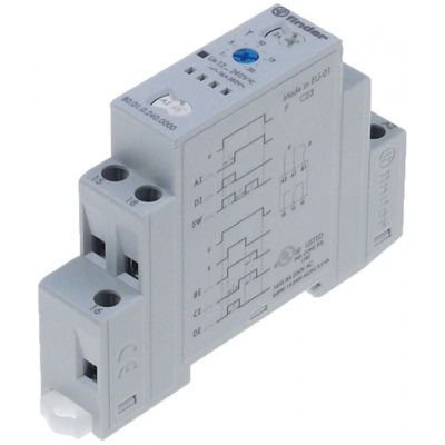 time relay FINDER F45 time domain 0,1s-24h 12-240V AC/DC 16A DIN railmm 1CO