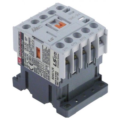 power contactor resistive load 20A 230VAC (AC3/400V) 6A/3,7kW main contacts 3NO