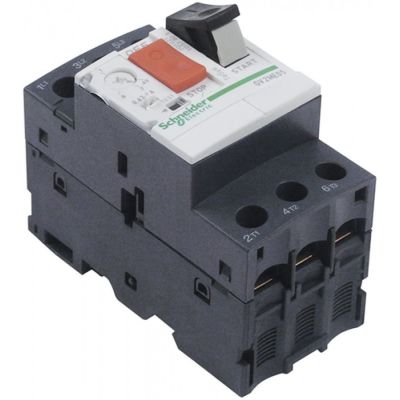 motor protection circuit breaker connection screw clamp setting range 0,63-1A