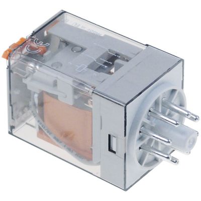 power relays FINDER 230VAC 10 A 2CO connection plug-in connection round 8-pole