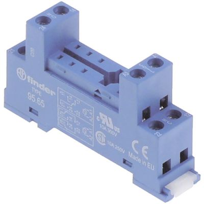 relay socket 8-pole 250V 10A FINDER manuf. no.