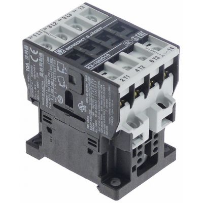 power contactor resistive load 25A 24VAC (AC3/400V) 10A/4kW main contacts 3NO