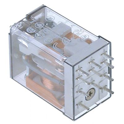 print relay 24V AC 3CO at 250V 10A connection pins - Code 381107