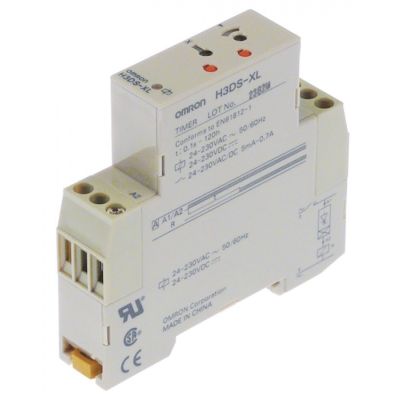 time relay OMRON H3DS-XL time domain 0,1s-120h 24-230V AC/DC 5mA-0,7A DIN railmm