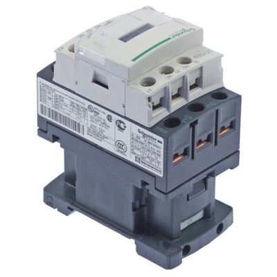 Contactor Telemecanique LC1D09 comandat in 400 V, sarcina rezistiva 25 A, contacte 3 NO + 1NO/1NC - 381159