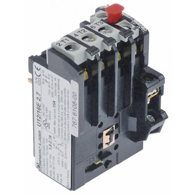 motor protection circuit breaker setting range 1,8-2,7A type U12/16E 2,7 600V