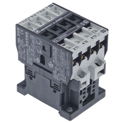 power contactor resistive load 25A 180-210VAC (AC3/400V) 10A/4kW main contacts 3NO