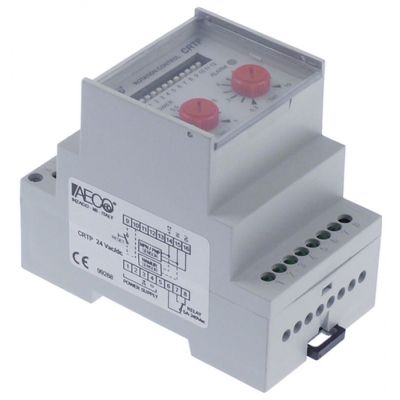 time relay AECO CRTP time range 0.03-512s 24VAC/DC with alarm connection screw