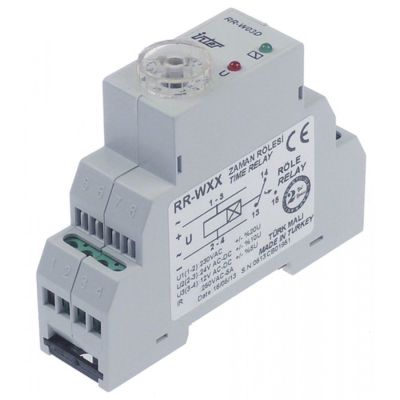 Releu de timp INTER RR-W03D, RR-WXX, 0,1-3 min, 12/24 V AC/DC, 230 V AC, 5 A - 381201