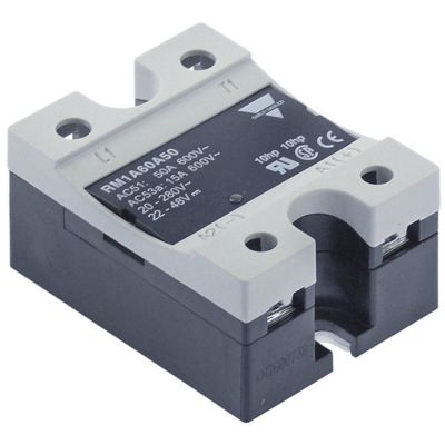 power relays CARLO GAVAZZI 1 phase 50 A 600 V 22-48VDC L 58 mm W 45 mm screw type RM1A60A50