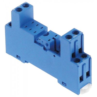 relay socket DIN rail connection screw connection dimensions mm 300V AC 10A 95.85.3