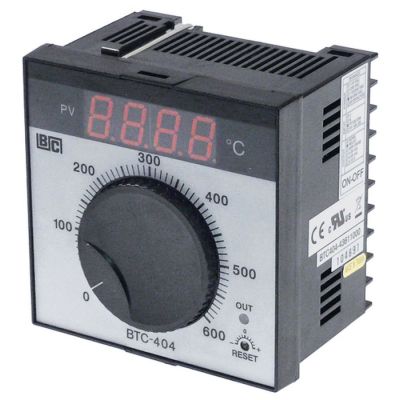 electronic controller BRAINCHILD type BTC404 model 43611000 0 up to +600°C 92x92mm 90-264V