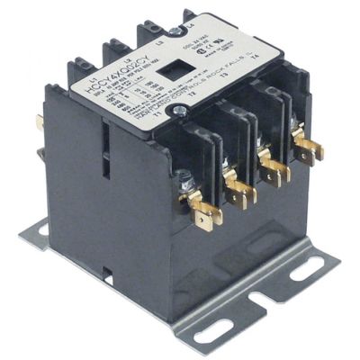 power contactor resistive load 40A 24VAC HP (AC3/240V) kW main contacts 4NO