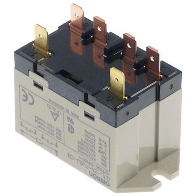 power relays OMRON 24VDC 25A 2NO connection F6,3 bracket mounting at 250V 25A