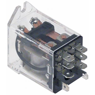 relay OMRON 24VDC 10A 2CO connection F4,8 bracket mounting manuf. no.