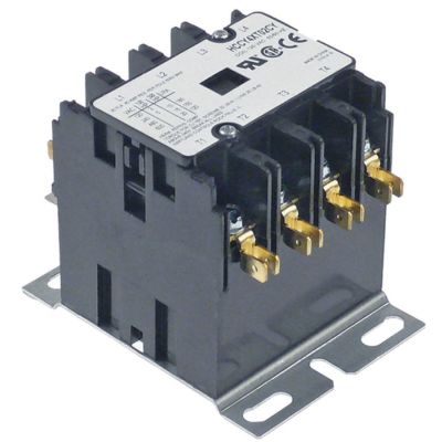 power contactor resistive load 40A HP (AC3/240V) kW main contacts 4NO