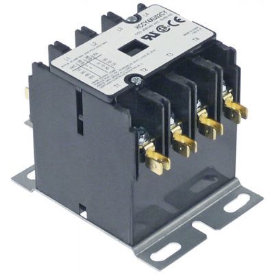 power contactor resistive load 40A HP (AC3/240V) kW main contacts 4NO