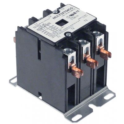 power contactor resistive load 50A 110/120VAC 40A/10HP (AC3/240V) 40A/7,46kW main contacts 3NO