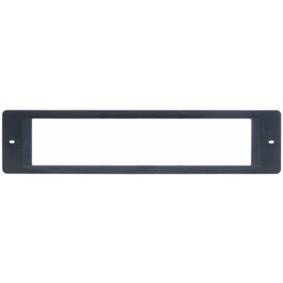 bezel 154x34,5 mm, front dimensions 176x40 mm, cut-out 138,5x29 mm, black